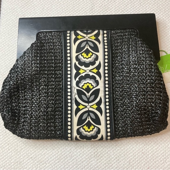 Vera Bradley Straw Clutch Fanfare - Picture 1 of 9